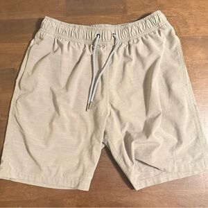 Departwest Light Tan Drawstring Shorts
